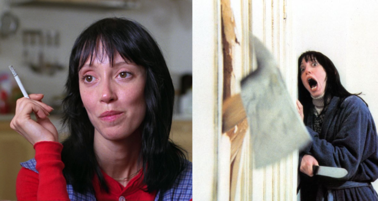 La actriz Shelley Duval en su papel en El Resplandor