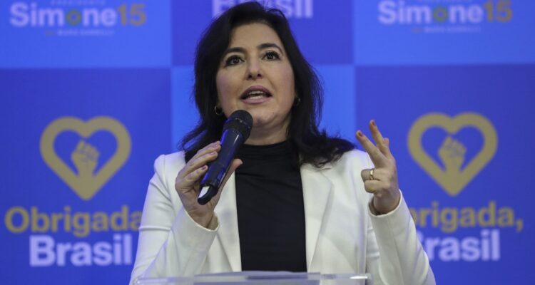 La excandidata Simone Tebet.
