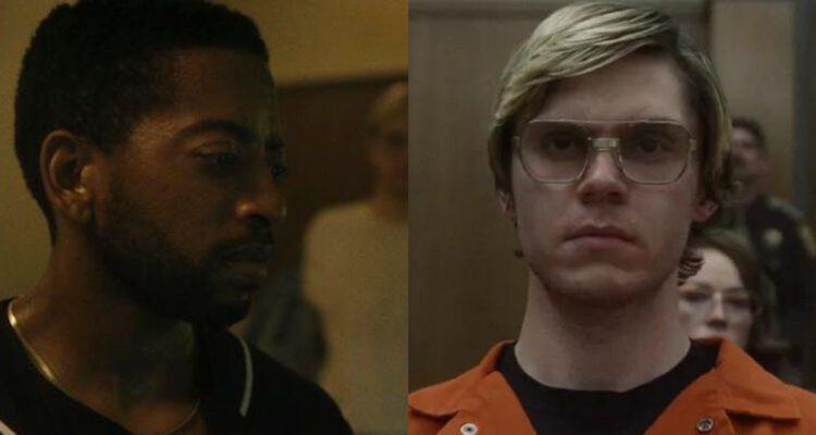 Imágenes de la serie basada en Jeffrey Dahmer. Ahí aparece a quien interpreta al sobreviviente del asesino.