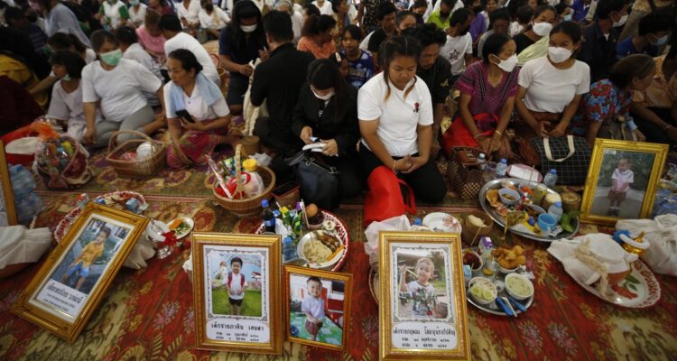 Funerales para las víctimas de la masacre.