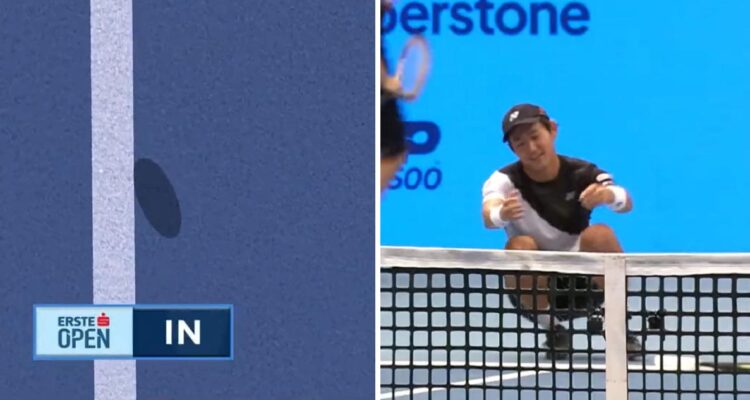 Taylor Fritz protagonizó tremendo punto en Viena.