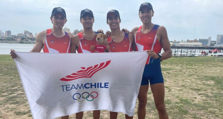 Team Chile sumó oro y plata en el Remo masculino.