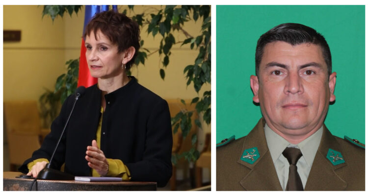 Ministra Carolina Tohá y Carlos Retamal Jaque