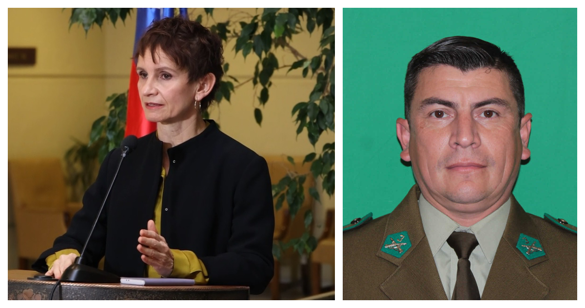 Ministra Carolina Tohá y Carlos Retamal Jaque