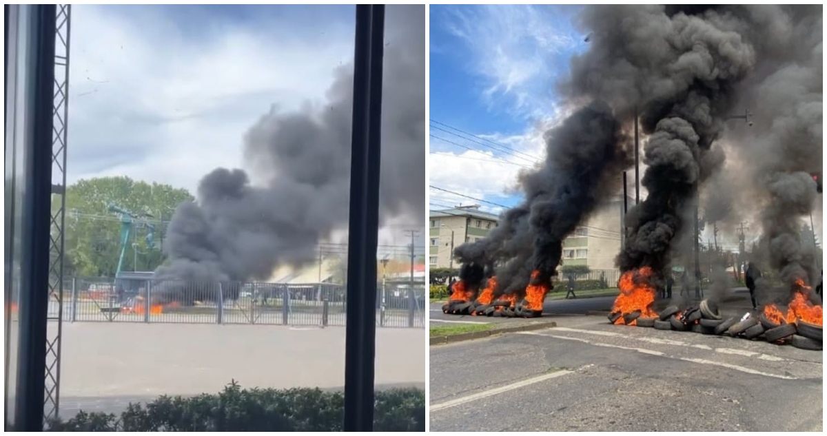 Incidentes al exterior de UFRO en Temuco