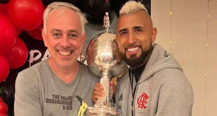 Fernando Felicevich y Arturo Vidal