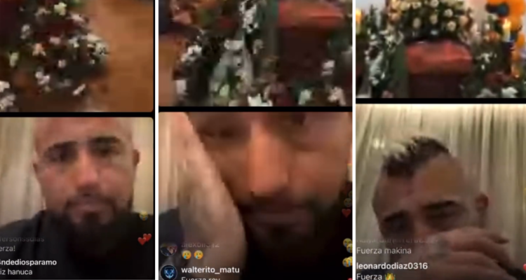 Arturo Vidal llora la muerte de su padre a través de Instagram.