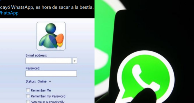 Memes por caída de WhatsApp