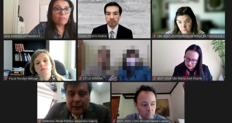 Captura de pantalla de la audiencia.