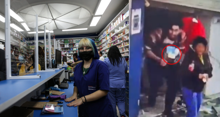 Administradora de Farmacia “La Estrella” saqueada en Puente Alto