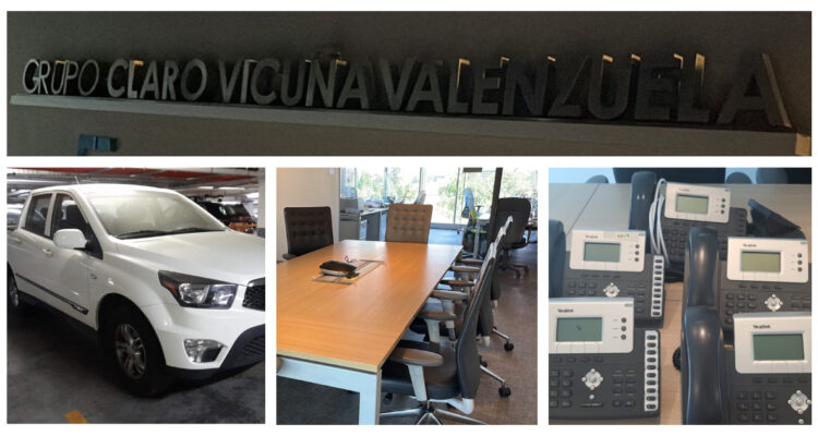 Elementos a rematar de Claro, Vicuña, Valenzuela