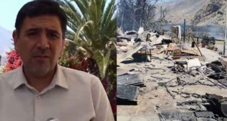 Alcalde denuncia a camioneros por impedir paso de viviendas a damnificados de incendio