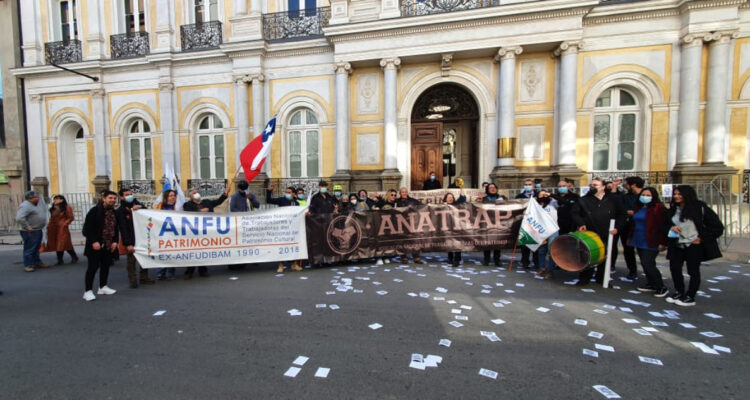Movilización de AnfuPatrimonio imagen de archivo