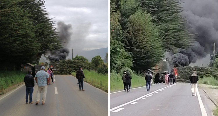 camión encapuchados ataque incendiario