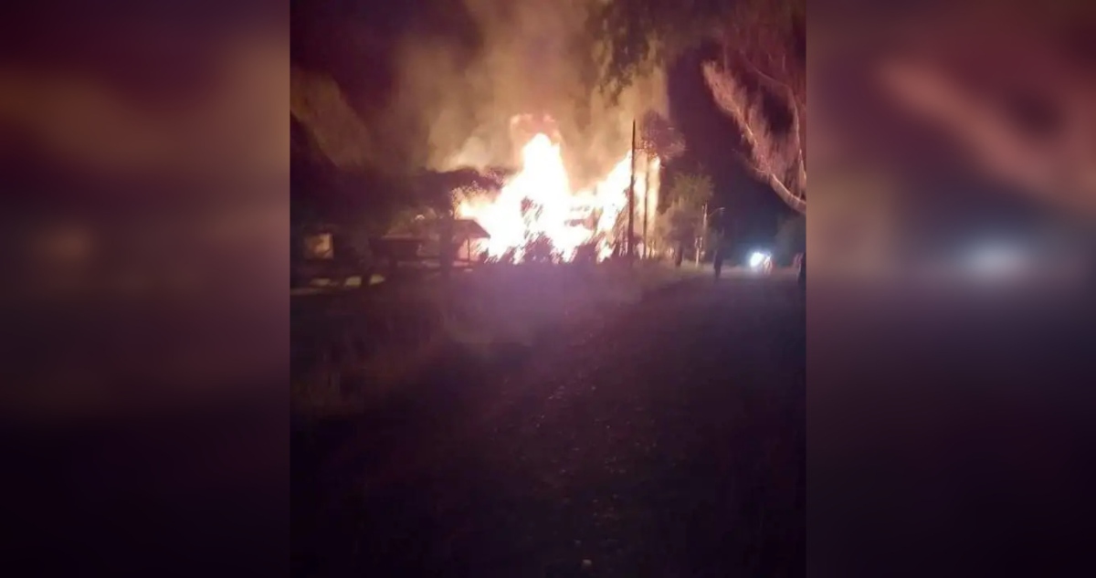 Ataque incendiario a capilla en Victoria