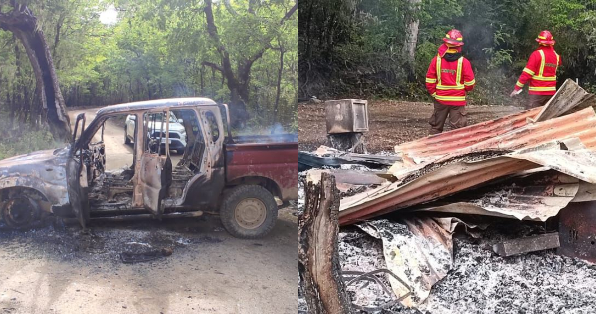 Ataque incendiario Parque Nacional Nahuelbuta