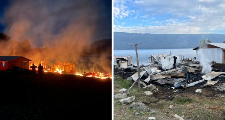 ataque cabañas Lonquimay