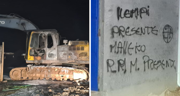 Atentado Resistencia Mapuche Malleco en Victoria