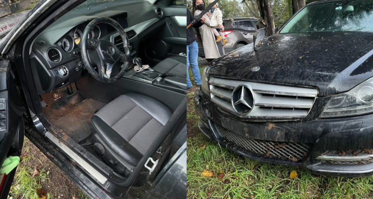 Automóvil fue chocado mientras permanecía en corralón de Cañete