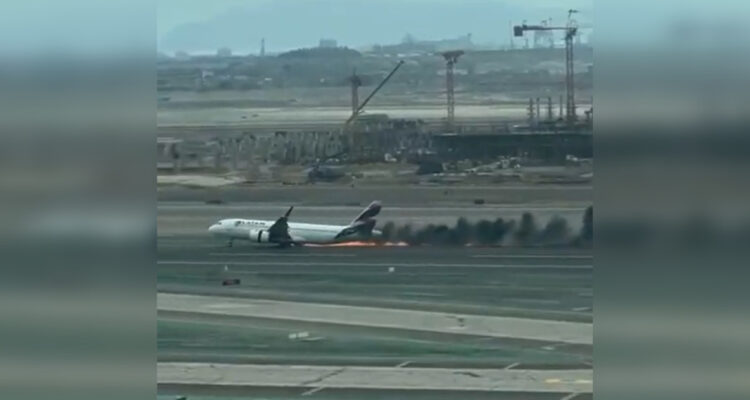 Avión de Latam sufre accidente en pista de aterrizaje en aeropuerto de Perú