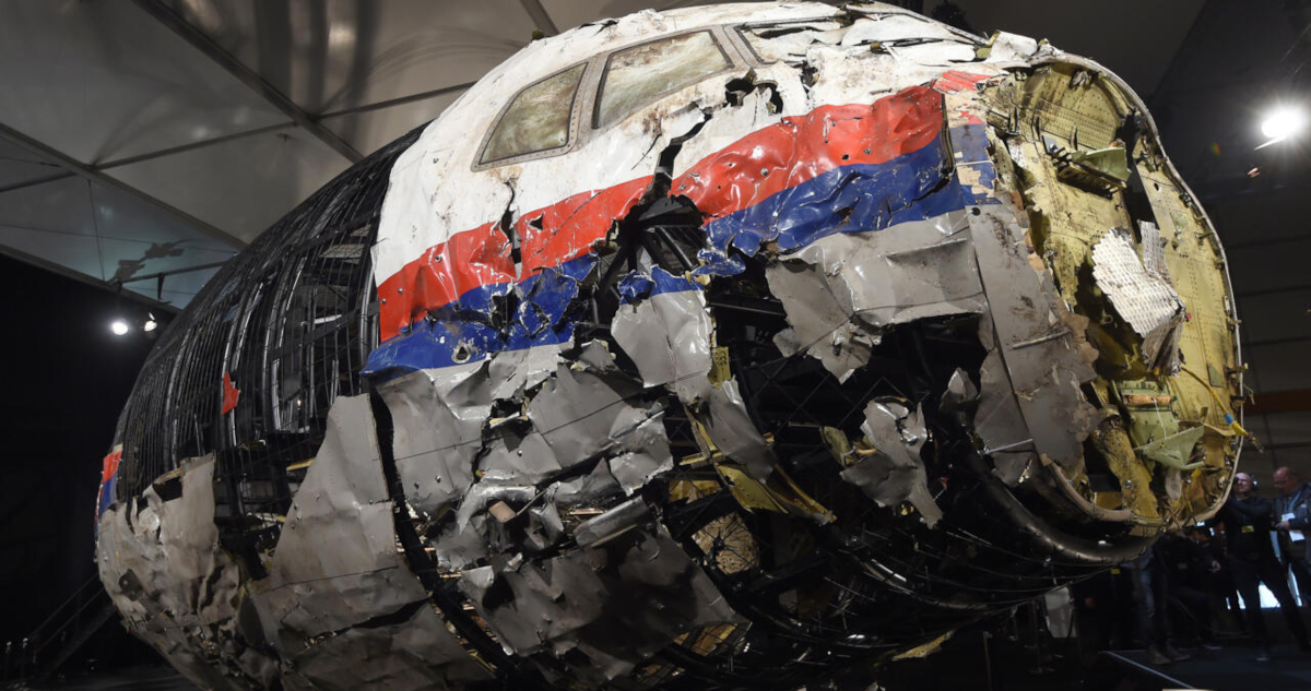 La cabina del abatido vuelo de Malaysia Airlines MH17.