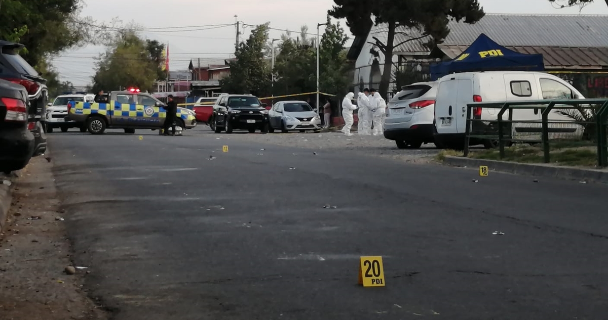 Tres asesinados deja balacera en La Florida: se percutaron alrededor de 70 disparos