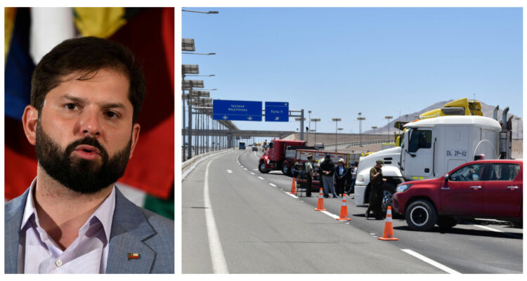 Boric y paro de camioneros