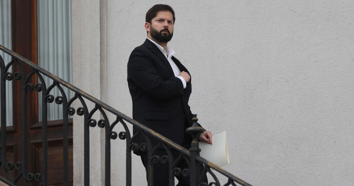 Presidente Gabriel Boric en La Moneda.