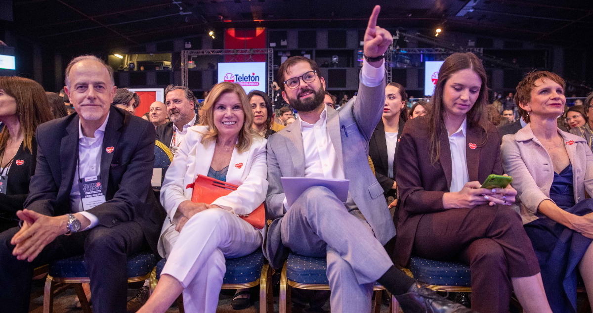 Boric en Teletón