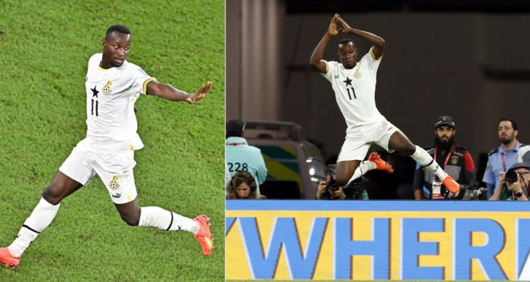 Bukari y el festejo para Ghana imitando a Cristiano Ronaldo… y contra Portugal