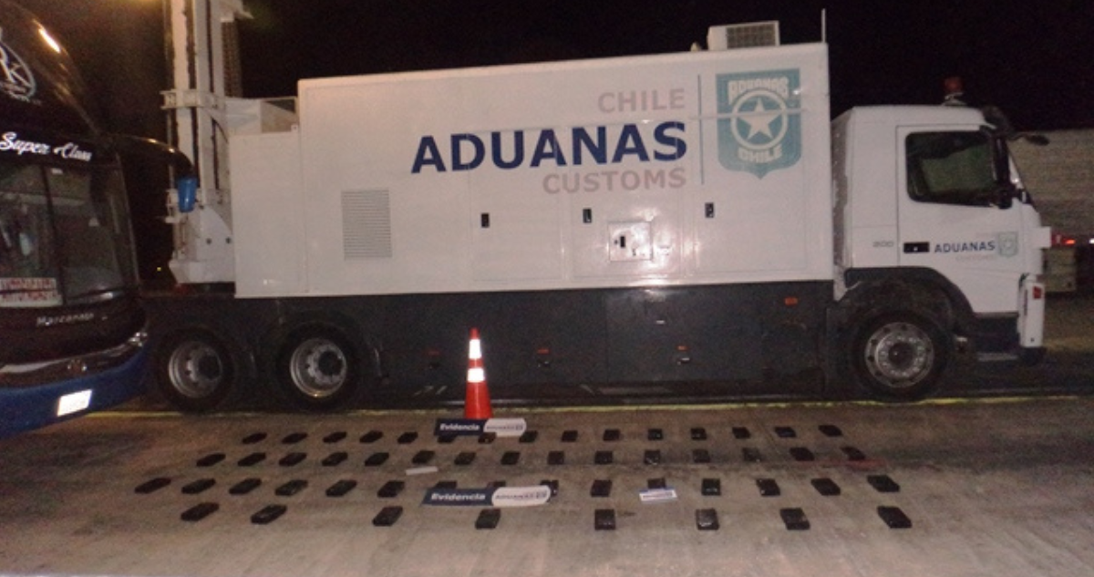 bus con cocaína