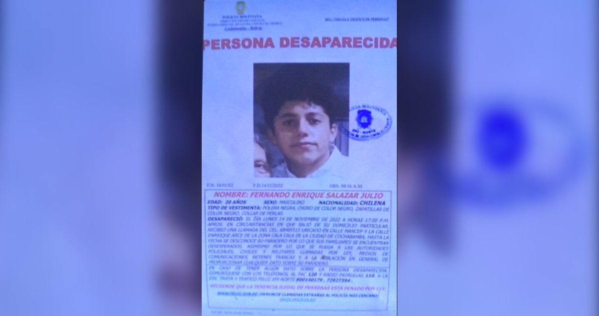 Denuncian secuestro de joven estudiante chileno en Bolivia: estarían pidiendo US$150 mil por rescate