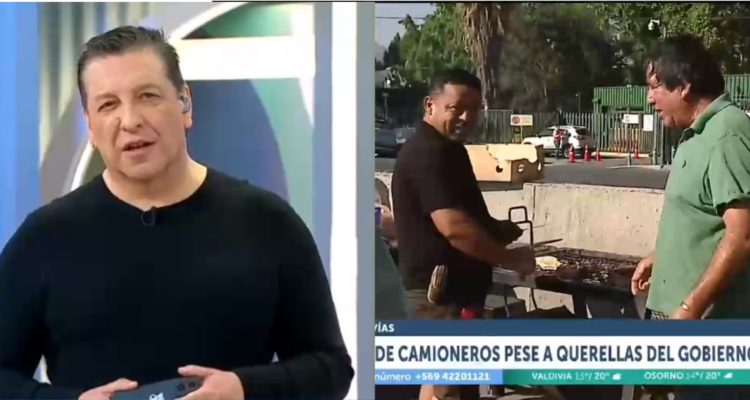 Periodista de Chilevisión y camioneros
