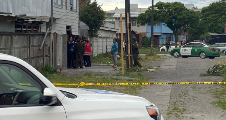 Casa baleada en Hualpén