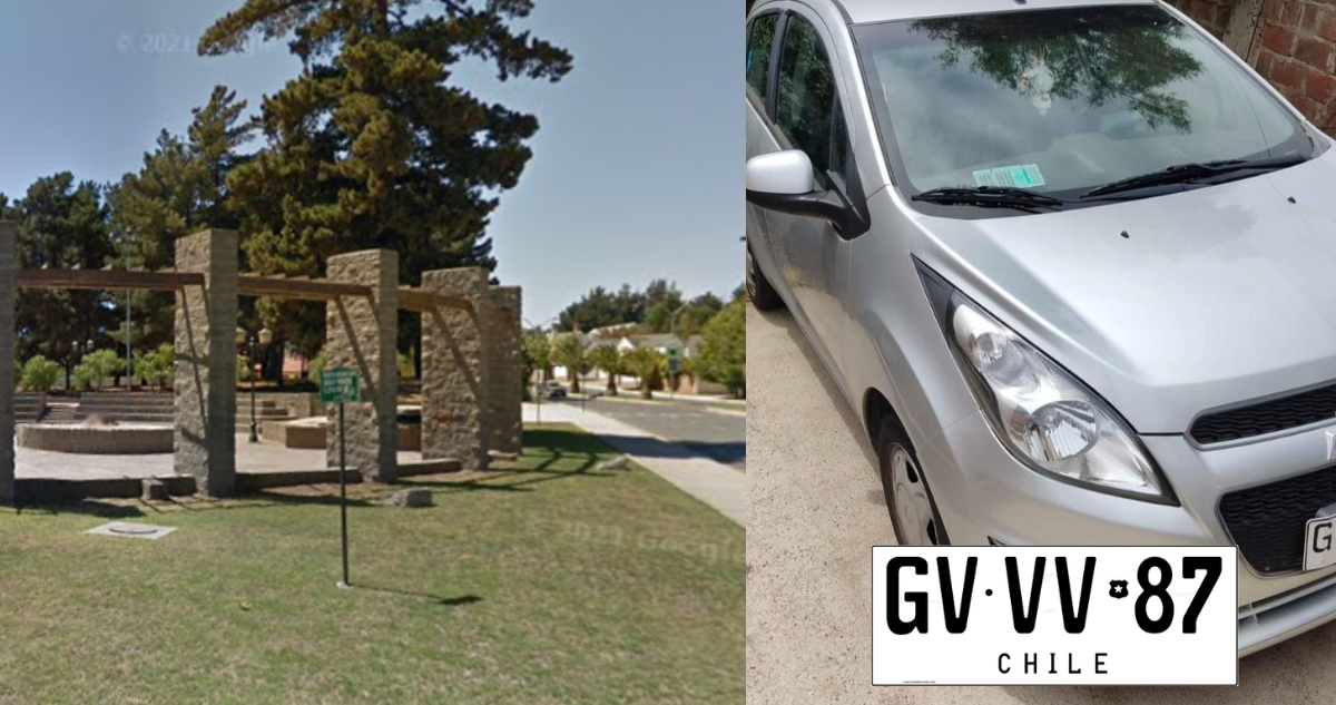 Chevrolet Spark GT robado | Patente: GVVV-87