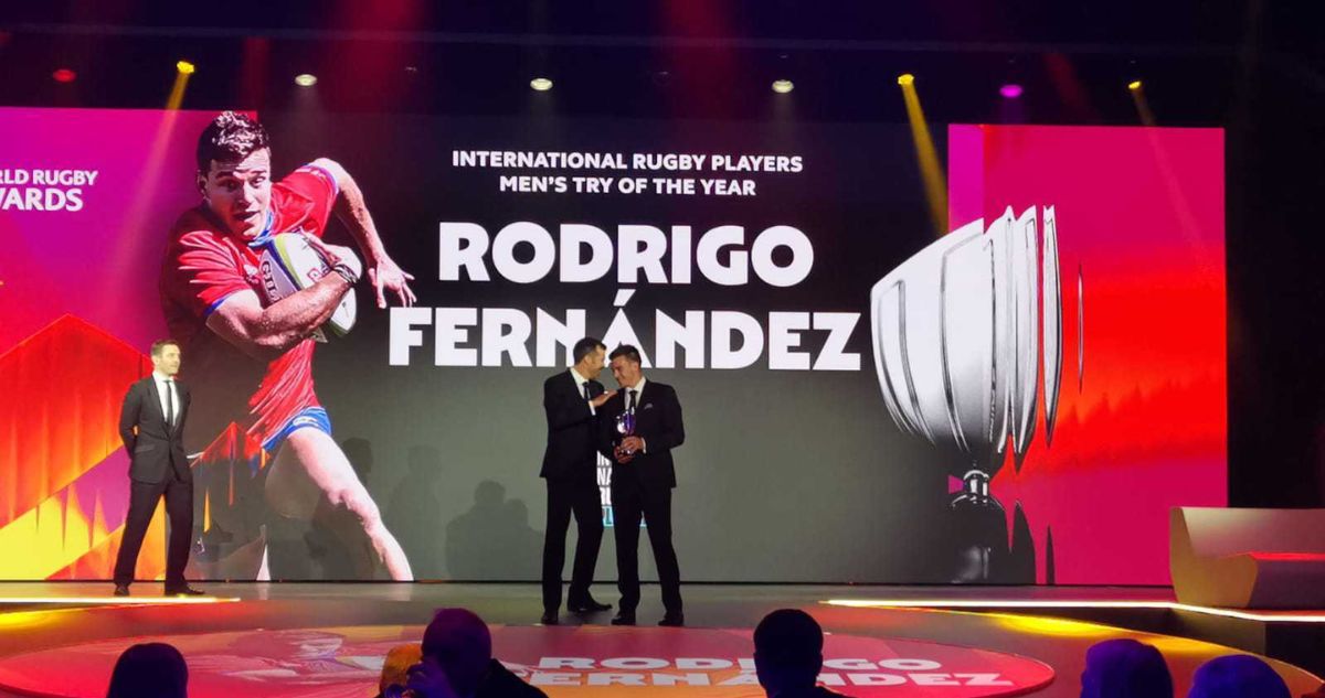Rodrigo Yoyo Fernández, el try del año para World Rugby