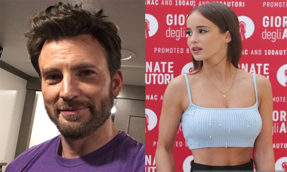 Chris Evans y Alba Baptista