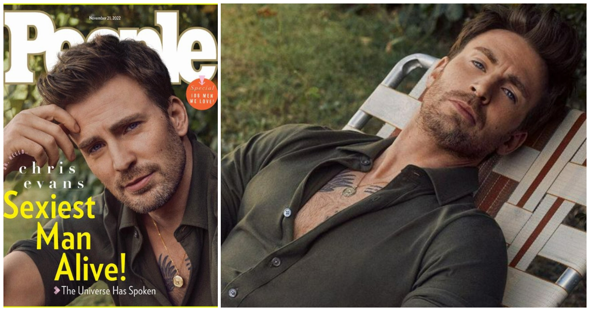 Chris Evans es el hombre más sexy del mundo