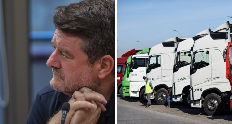 Claudio Orrego por camioneros