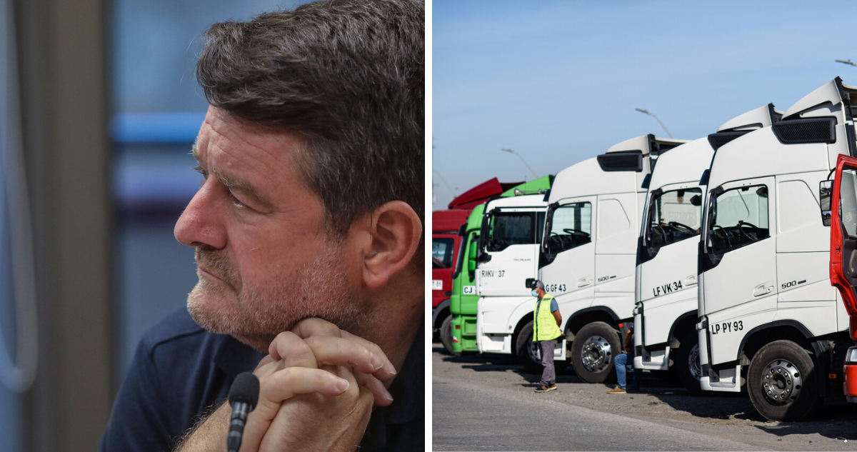 Claudio Orrego por camioneros
