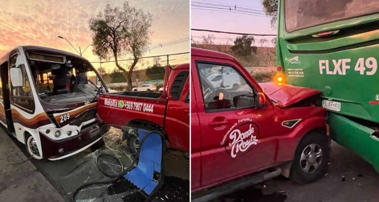 colisión múltiple maipú