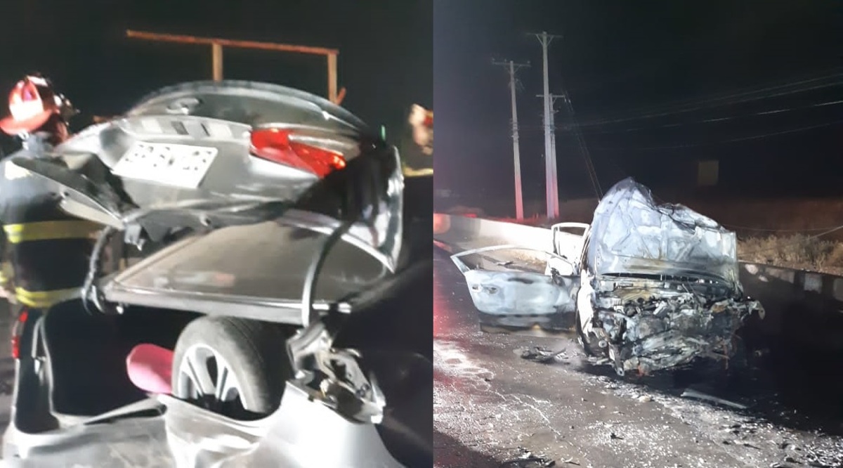 Vehícuos implicados en colisión provocada por conductor ebrio en Quilicura