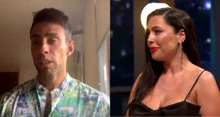 El futbolista Jorge Valdivia en el video mostrado a Daniela Aránguiz en el programa.