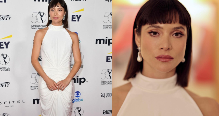 Daniela Ramírez durante la entrega de premios Emmy Internacional por su personaje en serie ‘Isabel’