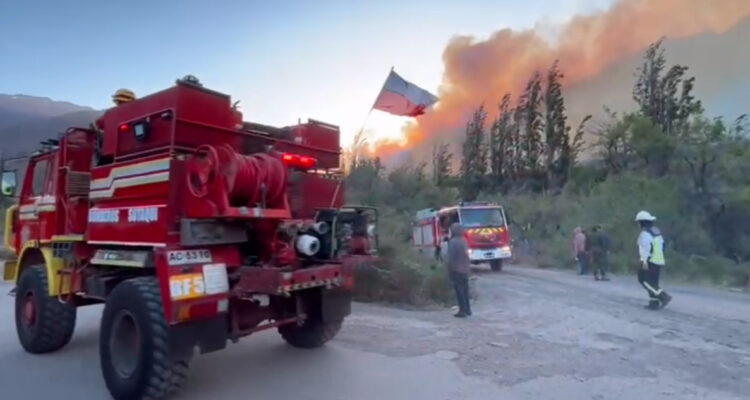 Incendio en Monte Patria