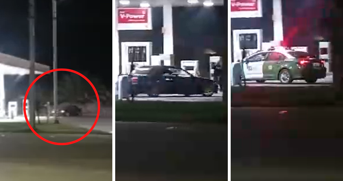 Busted: Se las dio de “Rápido y Furioso” en bencinera de San Felipe, justo cuando pasaba radiopatrullas