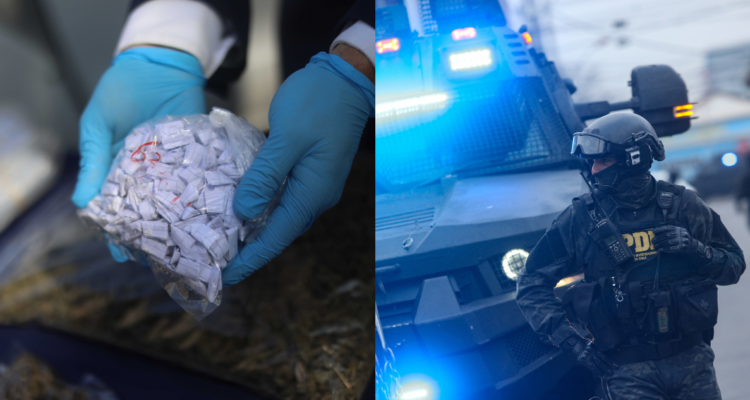 Desbaratan banda de venezolanos dedicada al microtráfico en Concepción.