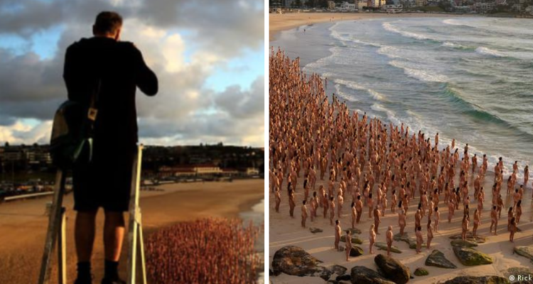 2.500 personas posan para Tunick en Australia