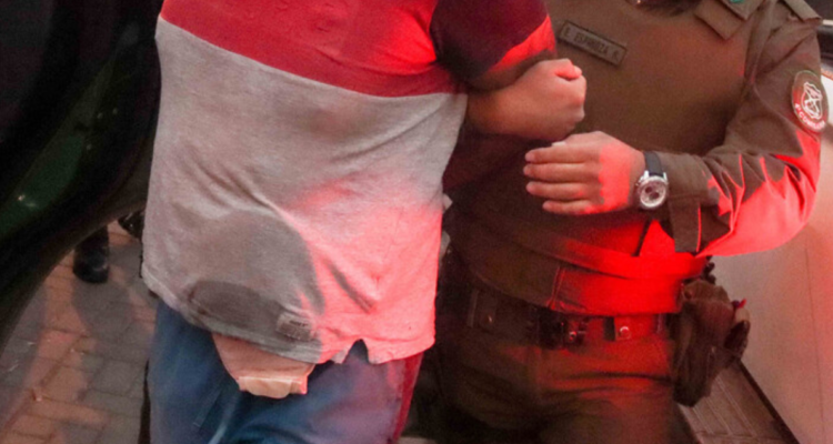 Detención de sujeto por robo en colegio de San Pedro de La Paz