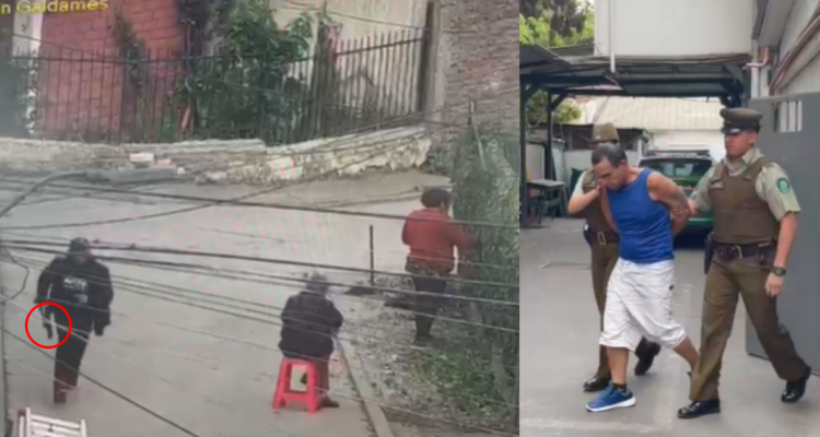 Detiene a hombre que disparó escopeta hechiza afuera de un jardín infantil en La Reina